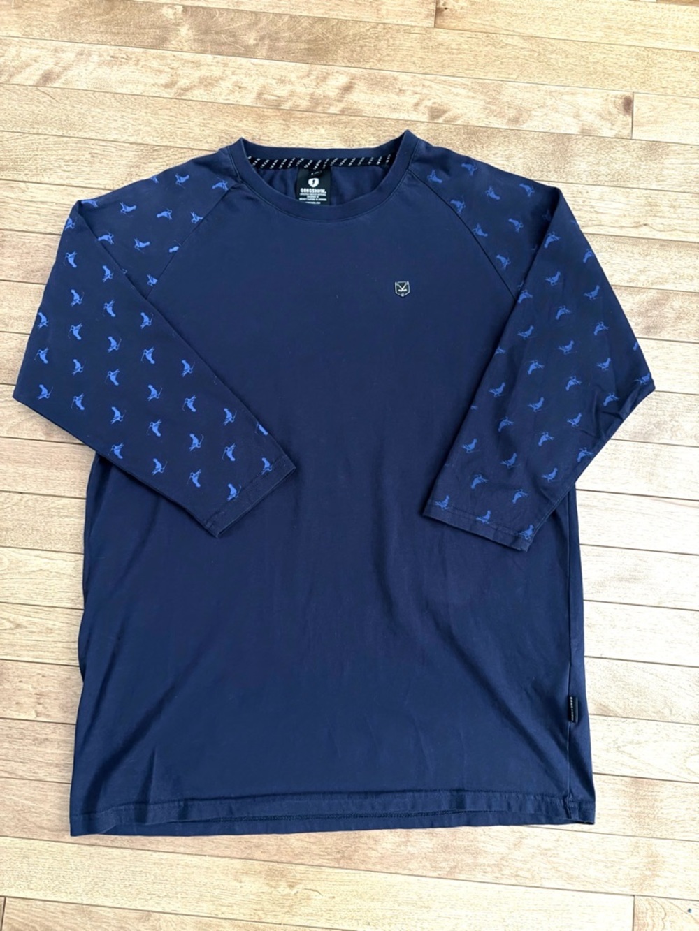 Gongshow Men’s Navy Long Sleeve Crewneck